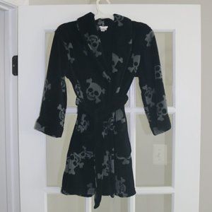Boys skull bathrobe